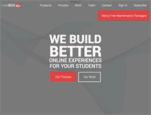Tablet Screenshot of gocodebox.com
